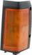 Corner Light Assembly for Nissan Pickup 1986-1987, Left (Driver) Side,