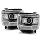 Clear OE Style LED DRL Head Lights Lamps For 2014-2018 GMC Sierra 1500 2500 3500