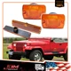 For Jeep 1987-1995 Wrangler YJ Amber Front Signal+Fender Side Marker Lights 4PCS