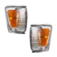 For Toyota 4Runner/Pickup 1990 1991 Corner Lights Driver and Passenger Side Pair