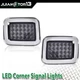 Fit For 2003-2009 Hummer H2 Smoked Front LED Corner Signal Lights Parking Lamps