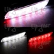 For 2011-2014 Honda CR-Z / CR-V JDM Clear Lens LED Bumper Brake Light Lamp 2PCS
