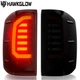 For Chevy Silverado 1500 2014-2018 GMC Sierra Smoked LED Tail Lights HAWKGLOW