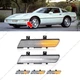 SIDE INDICATOR TURN SIGNAL LIGHT YELLOW WHITE CLEAR LENS FOR CHEVROLET CORVETTE C4 91-96