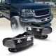 4pcs For 1999-2006 GMC Sierra Yukon Headlights Assembly Bumper Headlamps Black