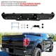 For Ford F150 2009 2010-2014 Rear Step Bumper Black w/Park Sensor Holes Assembly