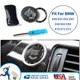 For BMW 3 Series E90 Engine Stop Start Carbon Fiber Ring Sticker Trim+ Cap Cover