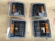 94-99 Chevy Suburban Tahoe Silverado Truck C10 4pc Corner Black Amber Reflector