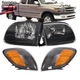 New For 2000-04 Toyota Tundra Regula/Access Cab Headlights Headlamp Left+Right