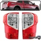 Pair LH RH Halogen Tail Lights for NISSAN 16-21 TITAN 