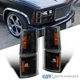 Fits 94-99 GMC C10 Yukon C/K Suburban Corner Lights Turn Signal Lamps Black