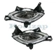 For 11-13 Genesis Sedan Front Driving Fog Light Lamp Assembly w/Bulb Set Pair