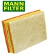 For BMW E46 E83 E85 3-Series X3 Z4 Air Filter OEM MANN C25114/1/13721744869