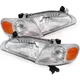 Pair Headlight Assembly lamp For 1998-2000 Toyota Corolla CE LE VE Sedan 1.8L