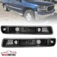 Black Bumper Lights Fits 1999-2006 GMC Sierra Yukon XL Parking Signal Lamp 99-06