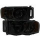 Fits 02-05 DODGE RAM Crystal Euro Headlight With Smoked Lens