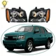 For 2007-10 11 12 13 2014 Chevy Avalanche/Suburban/Tahoe Pair Headlights Halogen