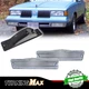 For 81-88 Cutlass Front Bumper Parking Lights Lenses Without Monitors Clear Pair