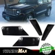 4X Turn Signal & Side Marker Light Smoke Front Housings For Jeep Liberty 2008-12