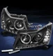 2011-2014 CHEVY CRUZE HALO LED BLACK PROJECTOR HEAD LIGHTS W/DRL KIT SIGNAL PAIR