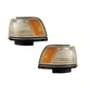 Parking Corner Signal Lights Pair Set for 87-91 Toyota Camry Left & Right