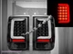 93-97 Ford Ranger C-BAR LED Tail Lights Black 94 95 96 97 New