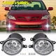 Fit TOYOTA COROLLA 2009-2013 LED Front Bumper Fog Lights Lamp w/Clear Lens