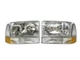 For 02-04 FORD F250 F350 F450 F550 SUPER DUTY HEADLIGHT SIGNAL LIGHT W/BULB 4PC