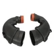 2pcs Engine Air Intake Pipe for BMW 5 6 Series GT F07 2010-2013 13717577452
