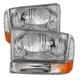 Spyder Auto xTune Crystal Headlights 1999-2004 Ford F250/350/450 Super