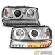 1999-2006 GMC Sierra 1500 2500 00-06 Yukon Projector Headlights LED Bumper Lamps