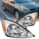 2PCS Headlights Assembly For 2004-2005 Toyota Sienna Chrome Housing Front Lamps