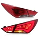 Customized RED CLEAR LED Taillights for SONATA 11-14 GLS Limited SE 11-13 GL
