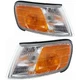 Driver & Passenger Park/Side Marker Light Assemblies For 1994-97 Honda Accord