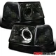 Fit 1998 1999 2000 Ford Ranger Smoke LED Halo Projector Headlights+Corner Signal