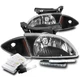 FOR 00-02 CHEVY CAVALIER BLACK REPLACEMENT HEADLIGHTS LAMPS W/LED DRL+6000K HID FOR 00-02 CHEVY CAVALIER BLACK REPLACEMENT HEADLIGHTS LAMPS W/LED DRL+6000K HID