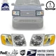 Headlights + Corner Lights Assembly For 2001-2005 Ford Explorer Sport Trac
