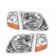 Lightning Headlights & Parking Corner lights Fits For 97-03 Ford F150 Expedition