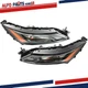 Pair w/LED DRL Headlight Daytime Running Lights For Nissan Rogue S SL SV 21-23