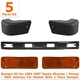 Bumper Kit + End Caps + Signal Lights For 1984-1987 Toyota 4 Runner / Pickup 4WD