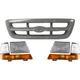 Grille Kit For 1998-2000 Ford Ranger Splash XL XLT