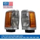 1 Pair Chrome Corner Light Lamp For Toyota Hilux MK2 LN56 Pickup 1984 - 1988