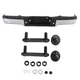 Chrome Complete Steel Rear Bumper Assembly w/Park Fit 09-14 Ford F150
