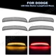 4x Front & Rear Bumper Amber Red LED Side Marker Light For 2013-2017 Dodge Viper
