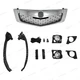 9PC For Acura TSX 2009-10 Chrome Grille Fog Light & Bumper Headlight Bracket Kit