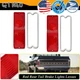 Pair Tail Light Lamp Lenses with Gaskets Red Fit For Chevy Pickup Truck 1967-72