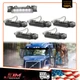 For 04 VN/03-20 Volvo VNL Truck Smoke Lens White LED Cab Roof Marker Lights 5PCS
