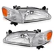 Pair Headlight Assembly For 1998 1999 2000 Toyota Corolla CE LE VE Sedan