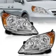 Headlights For 2005-2007 Honda Odyssey Chrome Headlamps Assembly Left+Right Pair