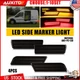 Smoke Amber/Red LED Side Marker Lights For 2010-2013 Ford Transit Connect 4-40X